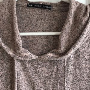 Super soft pink/gray Harlowe & Graham hoodie