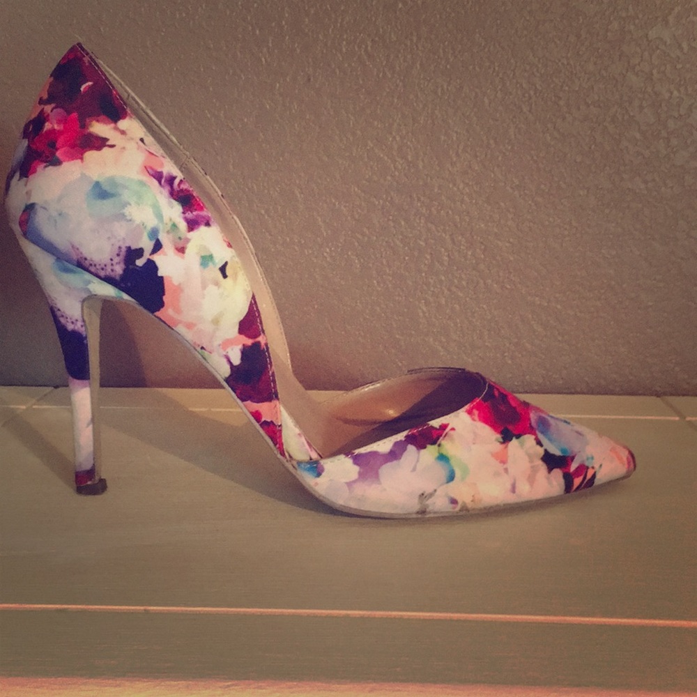 Floral heels