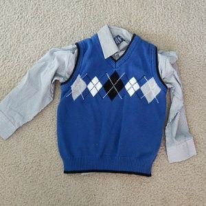 Boys Shirt/Vest Set