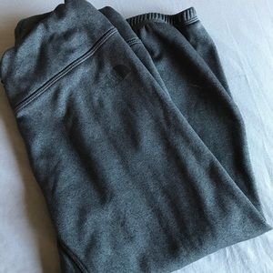 The north face grey sweatpants