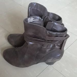 Brown Bootie Heels