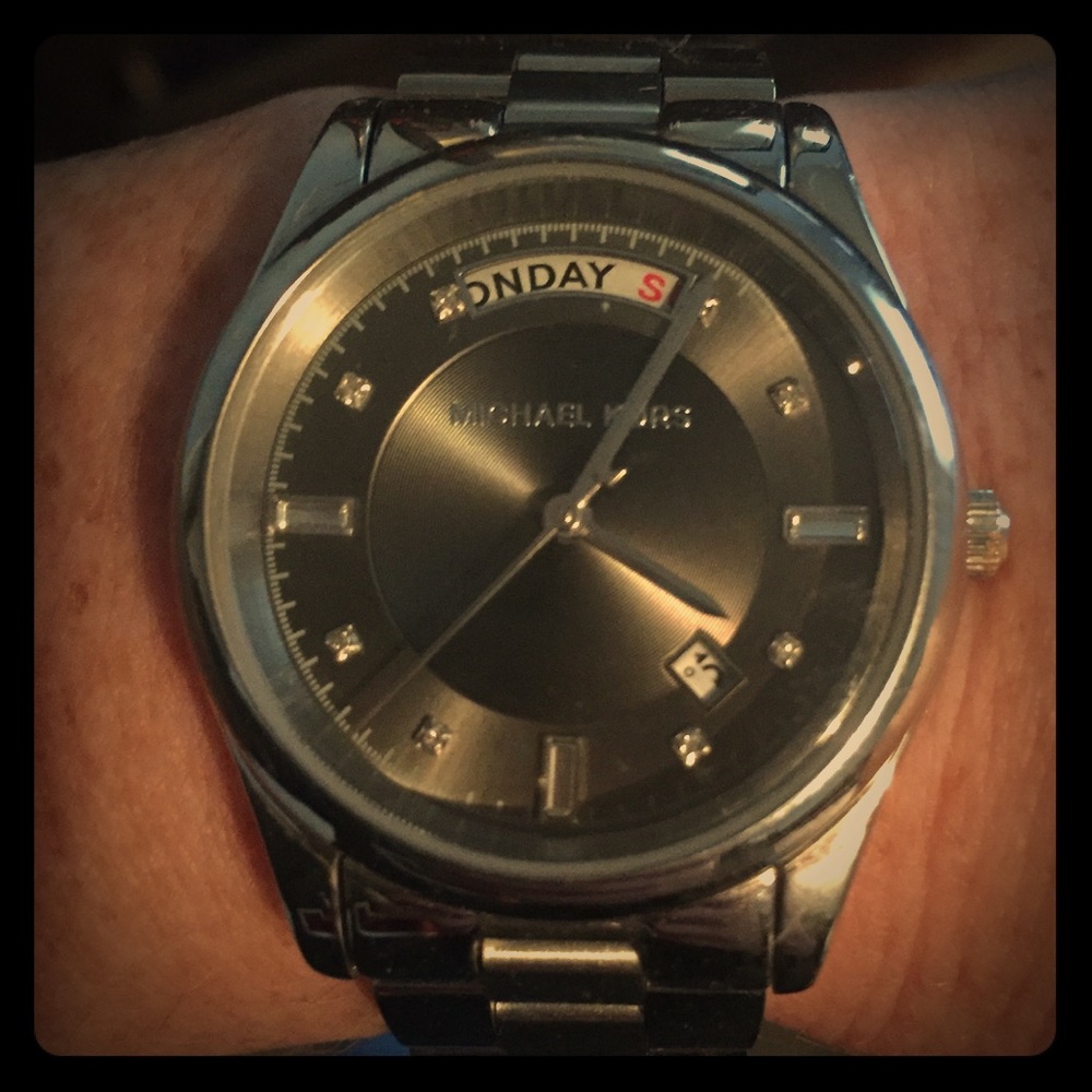 Womens Michael Kors Silver Watch