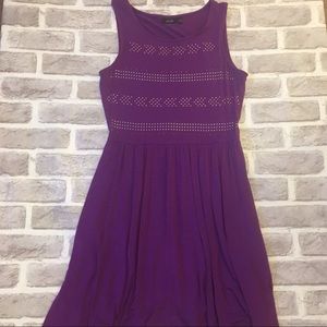 Apt. 9 Purple Embellished Dress