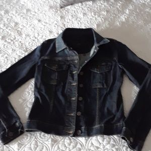 Dark wash Kut from the Kloth Jean jacket