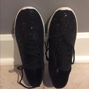 Lilliana Black Glitter Joggers *never worn*