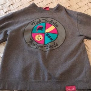Pink dolphin sweater