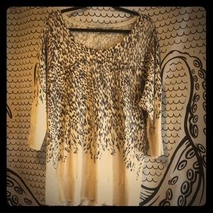 DKNYC Cheetah Sweater