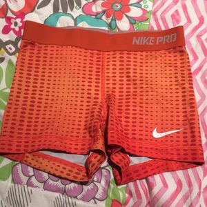 Nike Pro orange spandex - XS