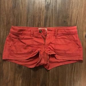 Coral Abercrombie Shorts
