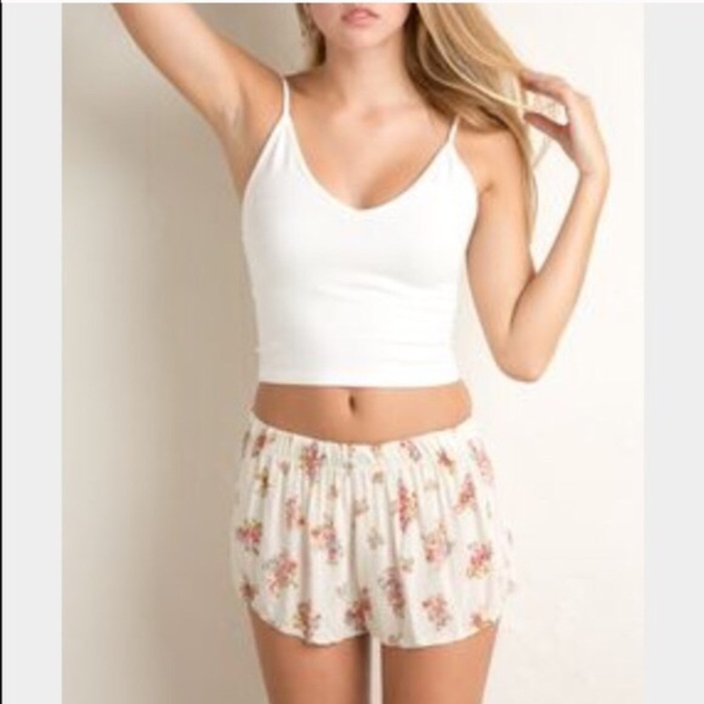 Brandy Melville Floral Shorts