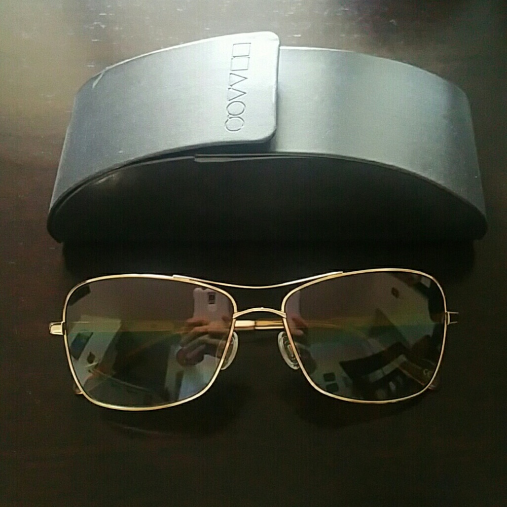 Oliver Peoples Sanford Gold Sunglass