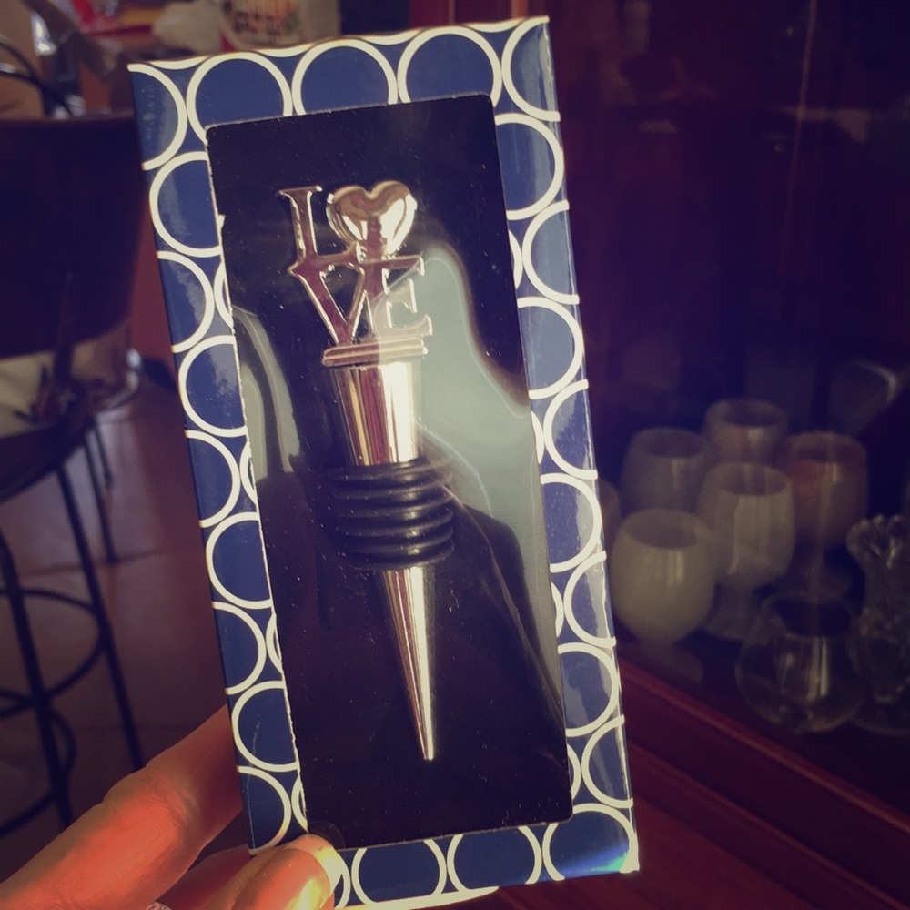 LOVE wine stopper Valentine’s Day
