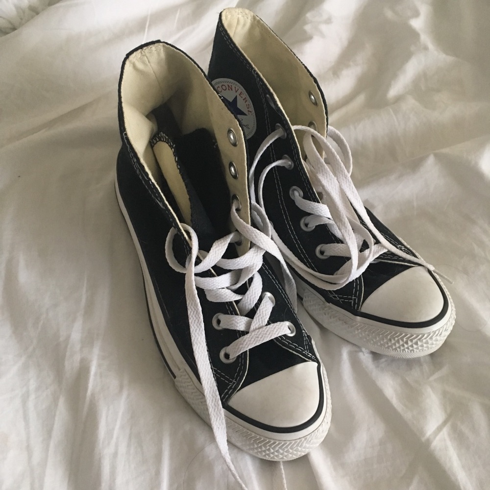 Black High Top Converse