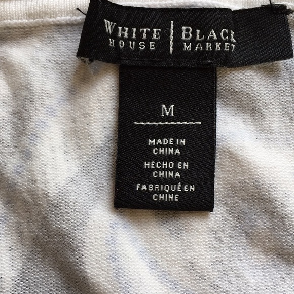 White House Black Market bling cardigan with snaps - Picture 5 of 8