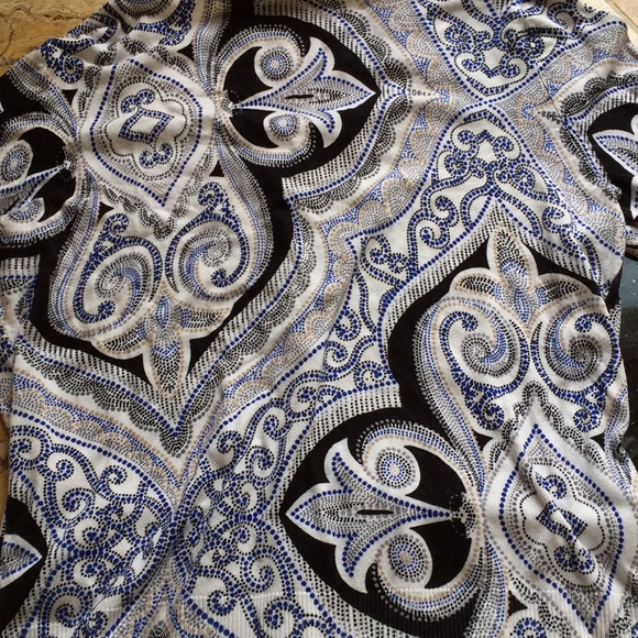 White House Black Market bling cardigan with snaps - Picture 7 of 8