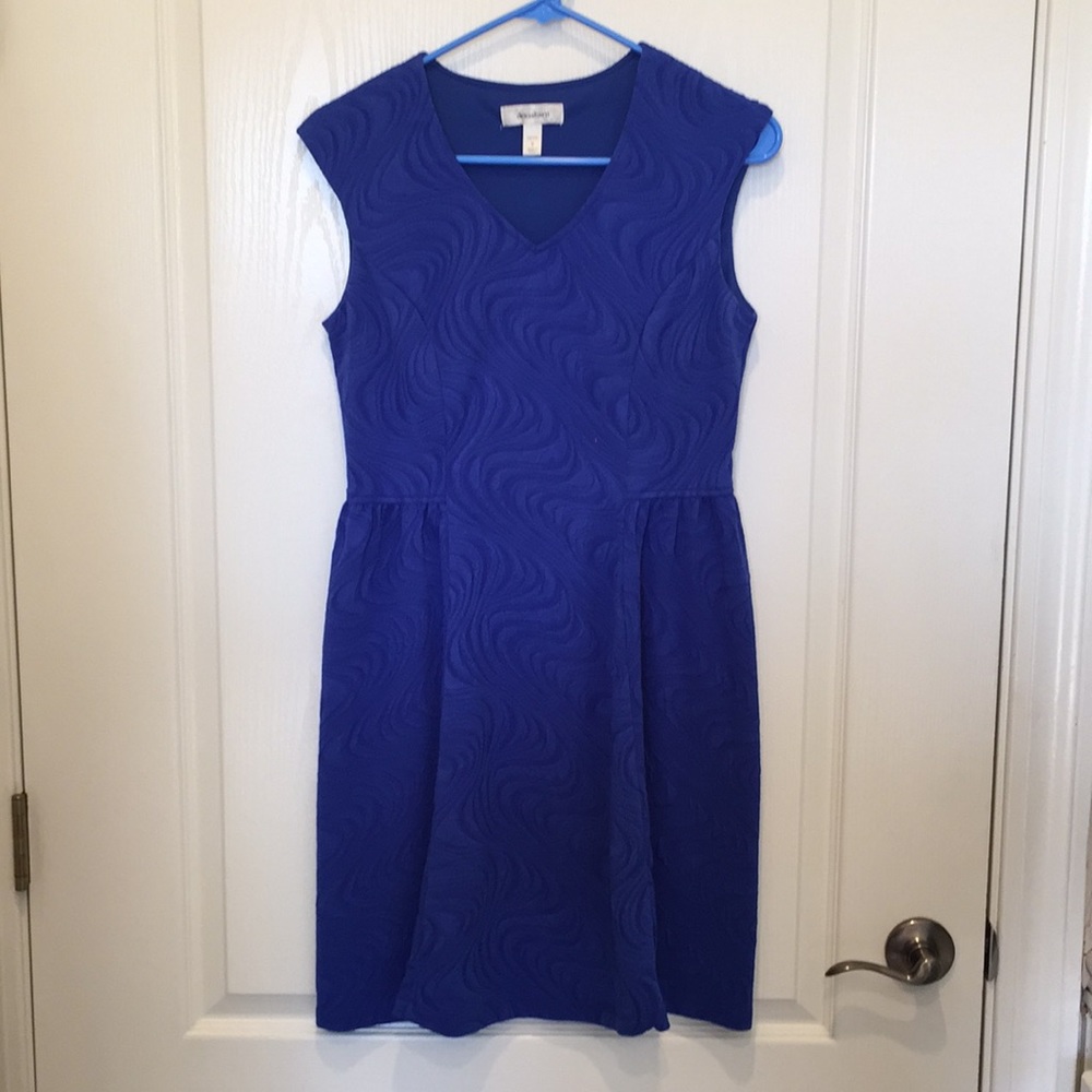 Dress Barn size 6p blue dress