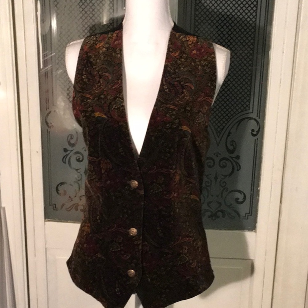 Velour Vest