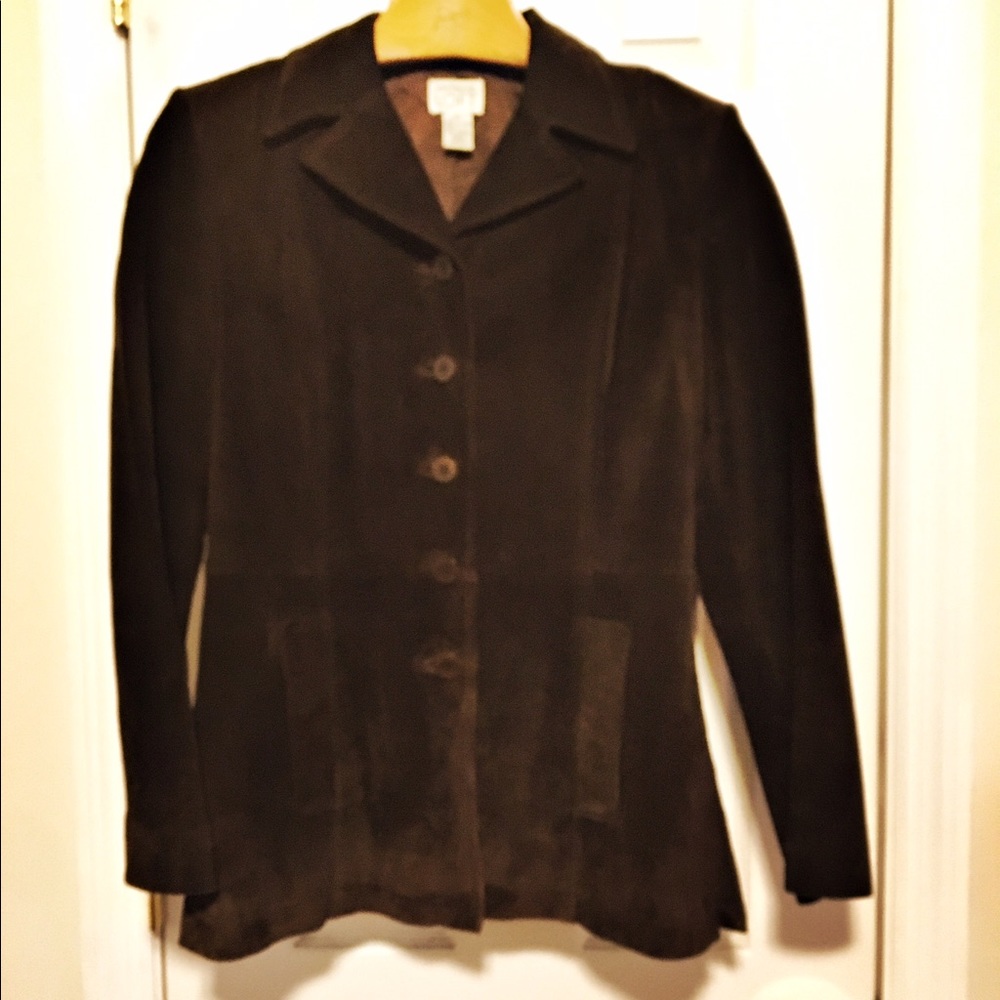 Ann Taylor Loft suede blazer
