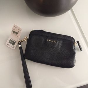 Coach Leather Wristlet