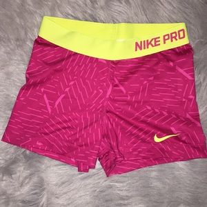 Super Cute Two Tone Pink Nike Pro’s
