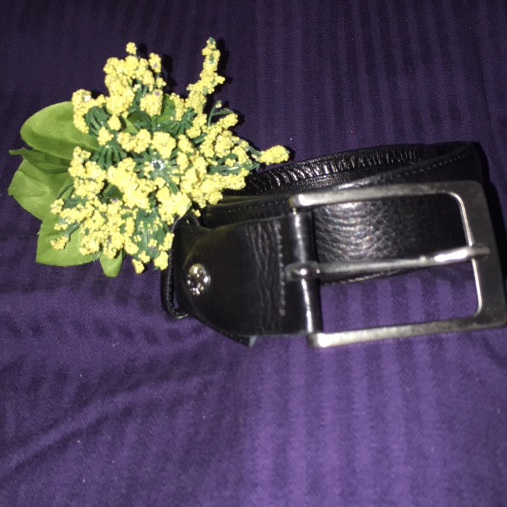 Maximillion Leather Black Belt