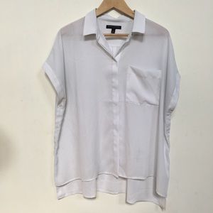 Banana Republic Square Cut Button Up