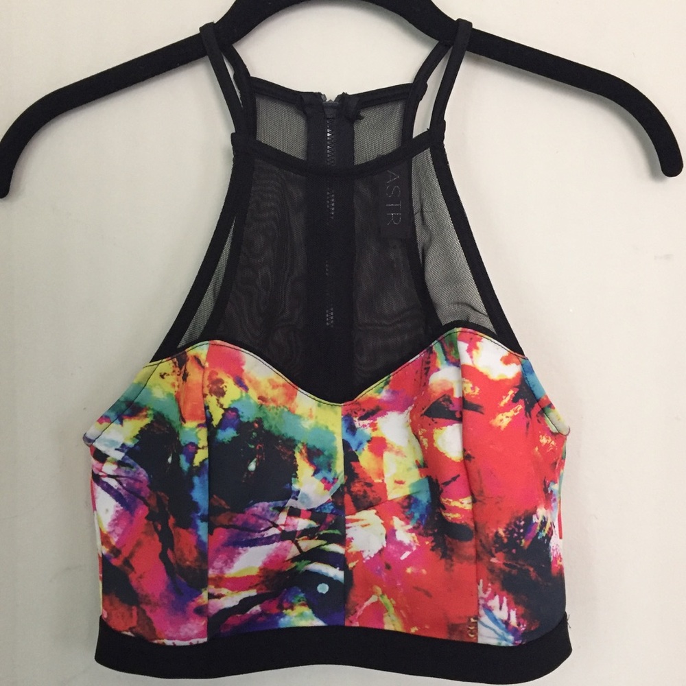 Watercolor Crop Top