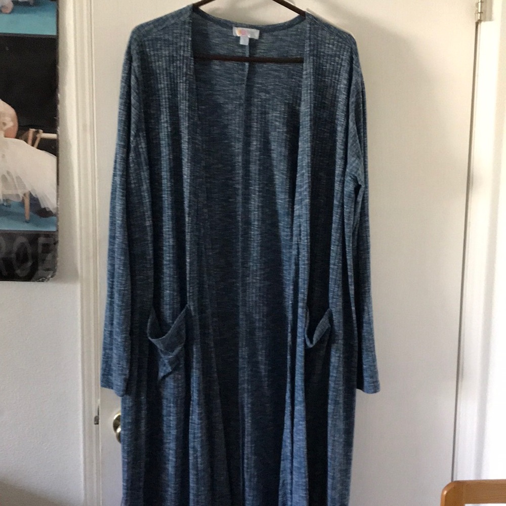 Heathered blue Sarah