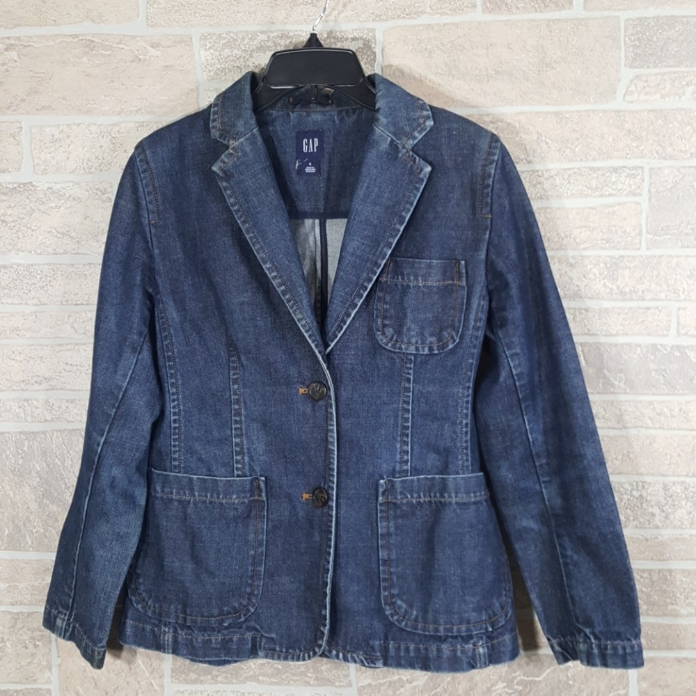 Gap denim jean jacket size 6