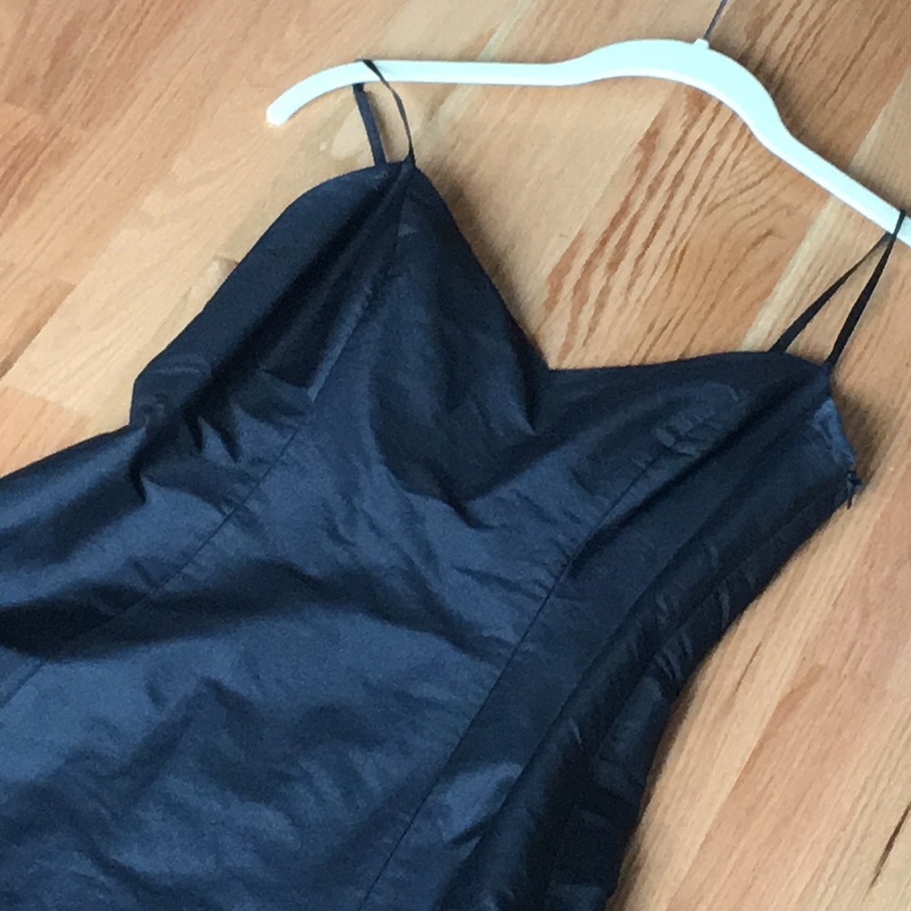 Ralph Lauren black silk dress