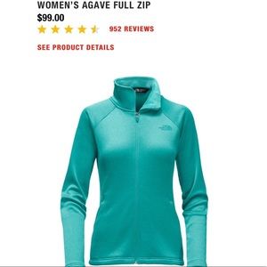 North Face Women’s Agave Full Zip Jacket