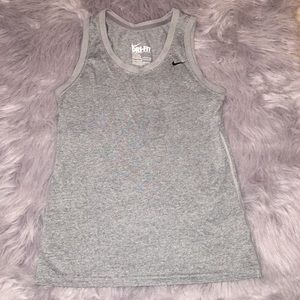Super Comfy Grey Nike Dri-Fit Tank