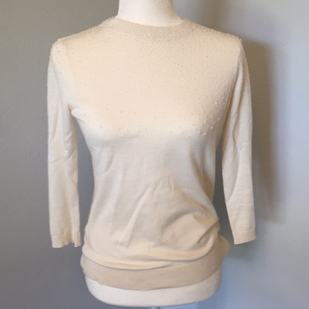 4/$30 ❤️ Talbots Beaded Sweater XS