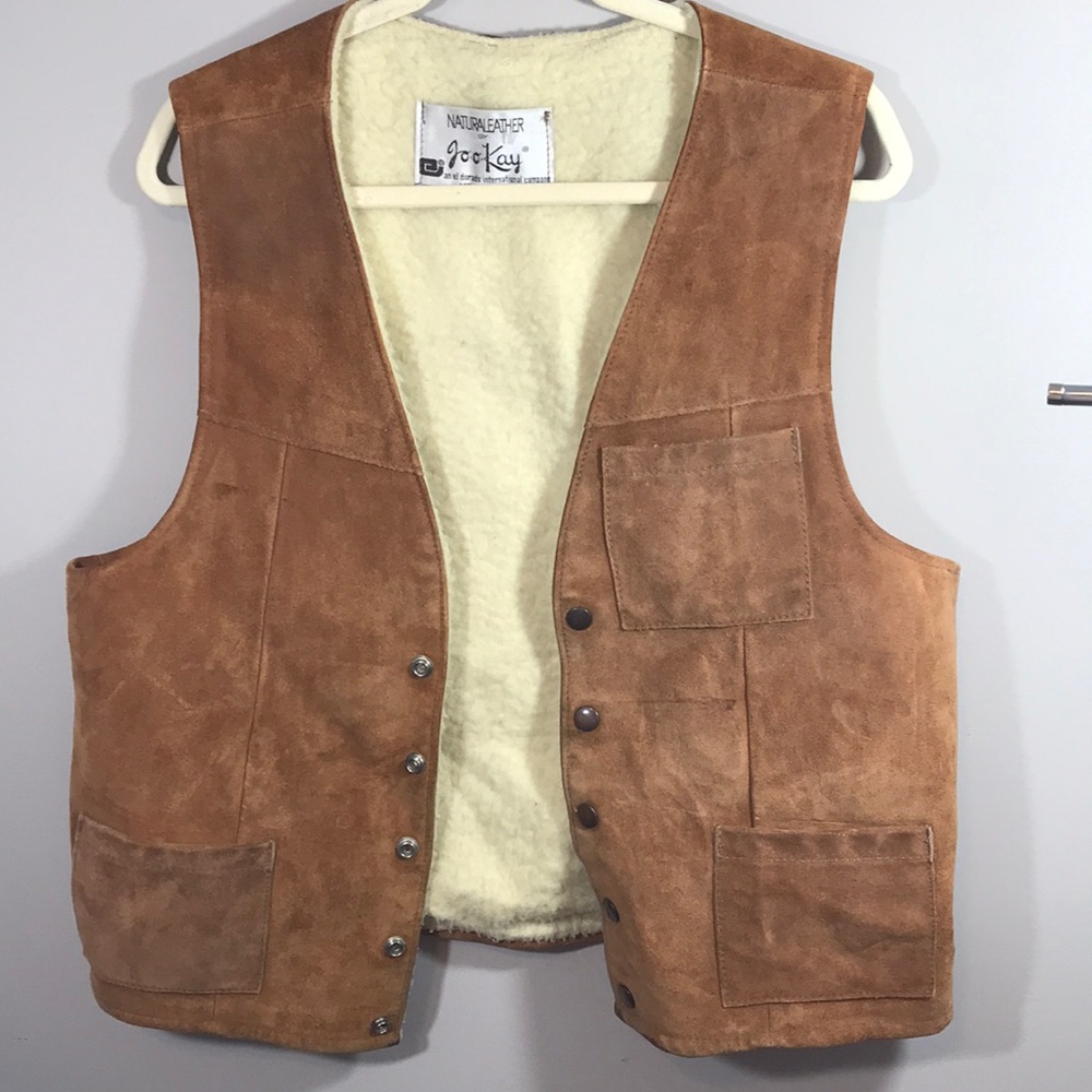 Vintage shearling vest