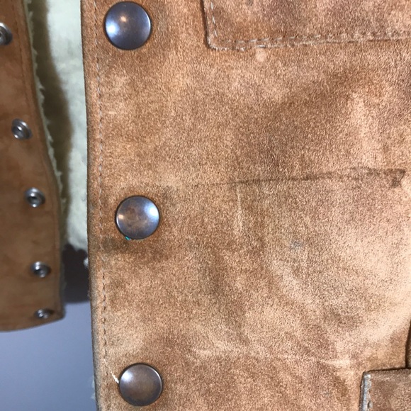 Vintage shearling vest - Picture 2 of 5