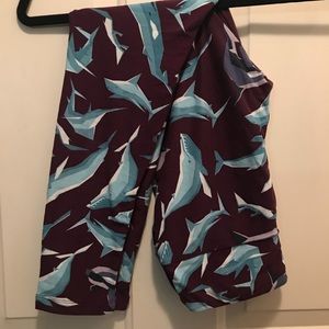 Purple OS sea animal leggings by LuLaRoe.