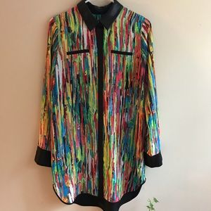 Prabal Gurung multi color dress