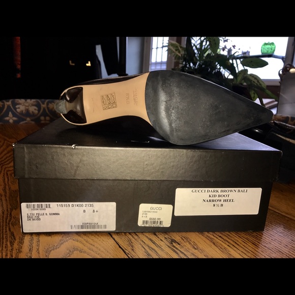 Gucci Dark Brown Bali Kid Boots - Picture 2 of 6