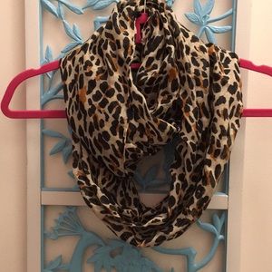 Cheetah print infinity scarf