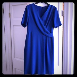 Elle Tahari cobalt blue dress size 8