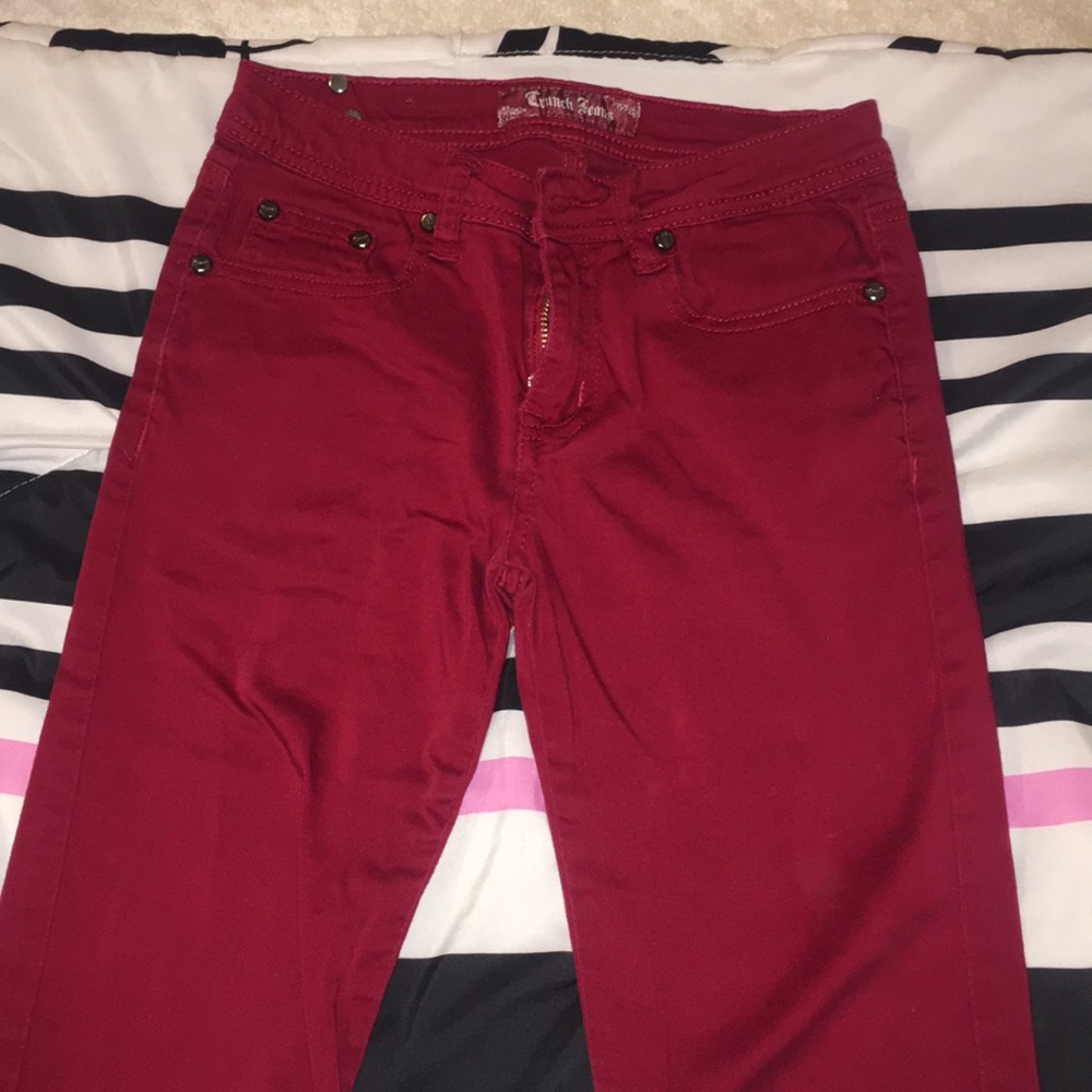 Red Jeggings [Size: XS-S]