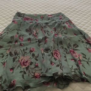 Vintage Banana Republic Silk Skirt