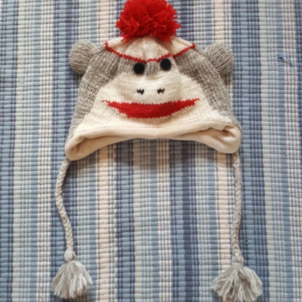 Sock Monkey Beany