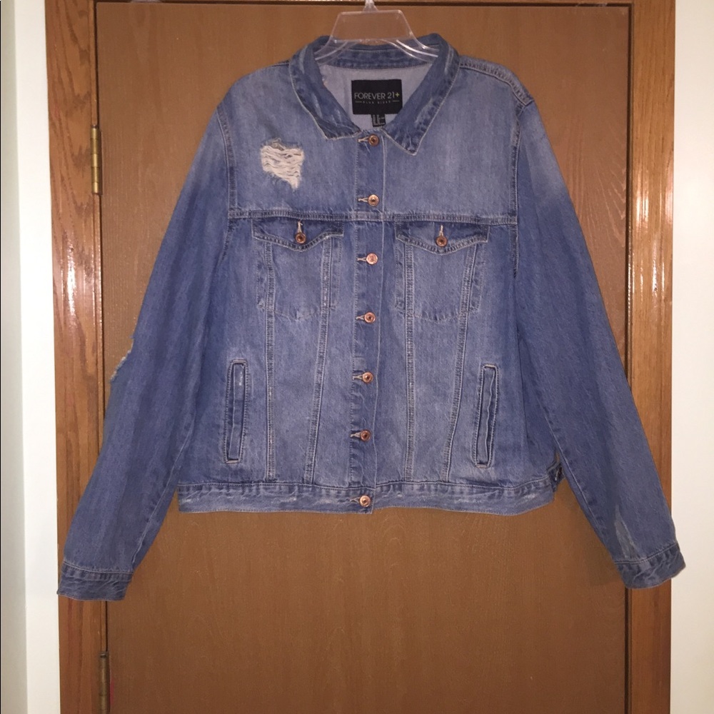 Ripped Jean Jacket
