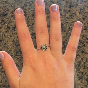 Pandora ring size 7.5 I️ think! Fits 7-8