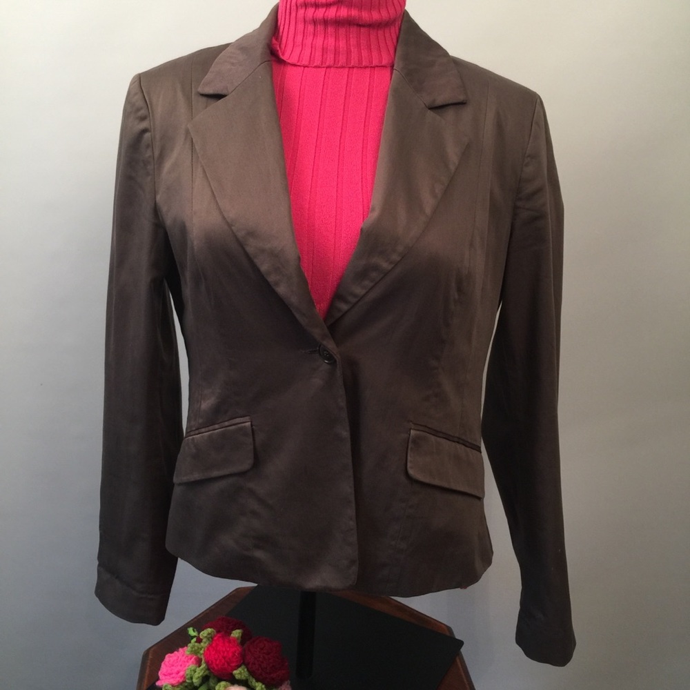 H&M  brown blazer Sz 14
