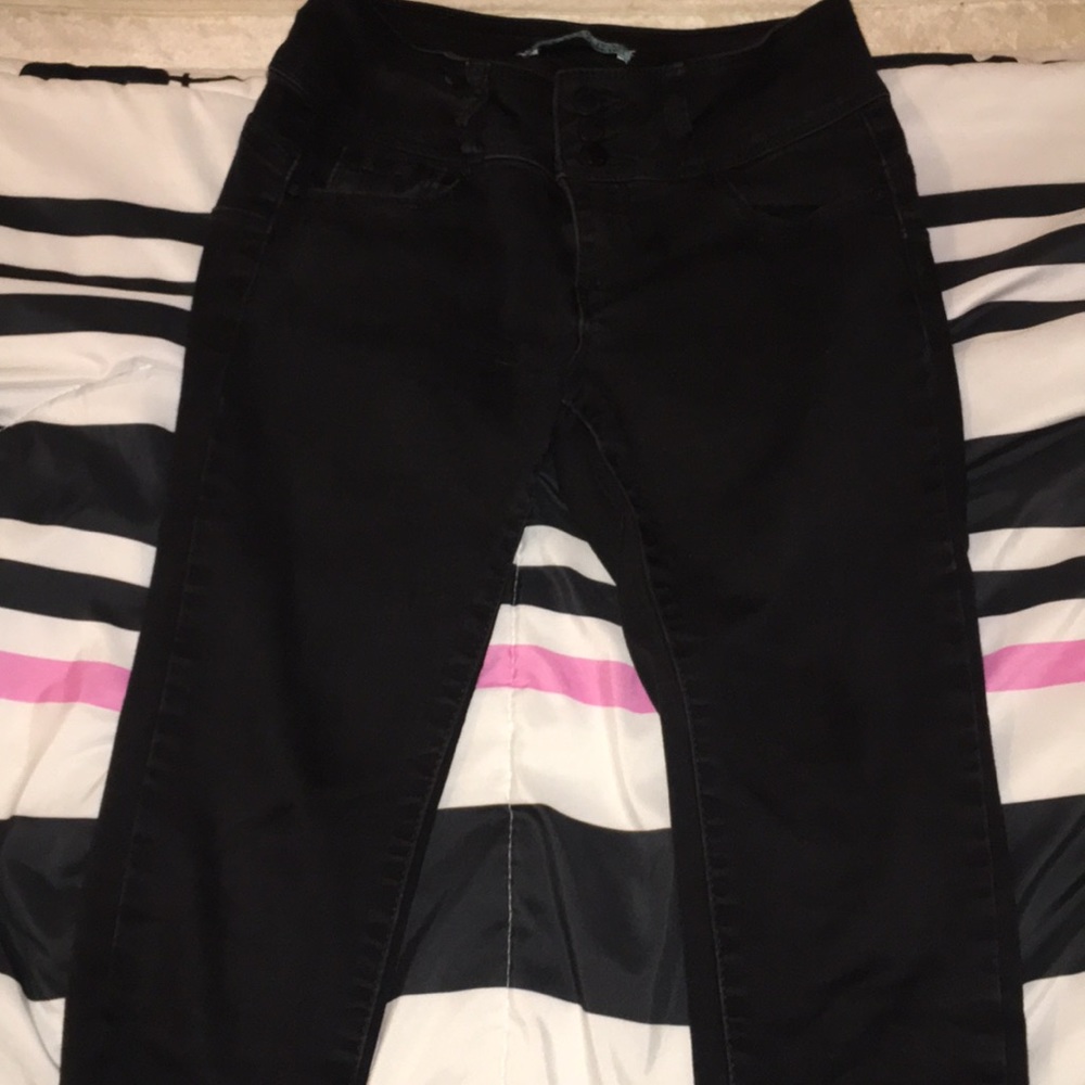 Black Jeggings, Butt Enhancing [Size: S]