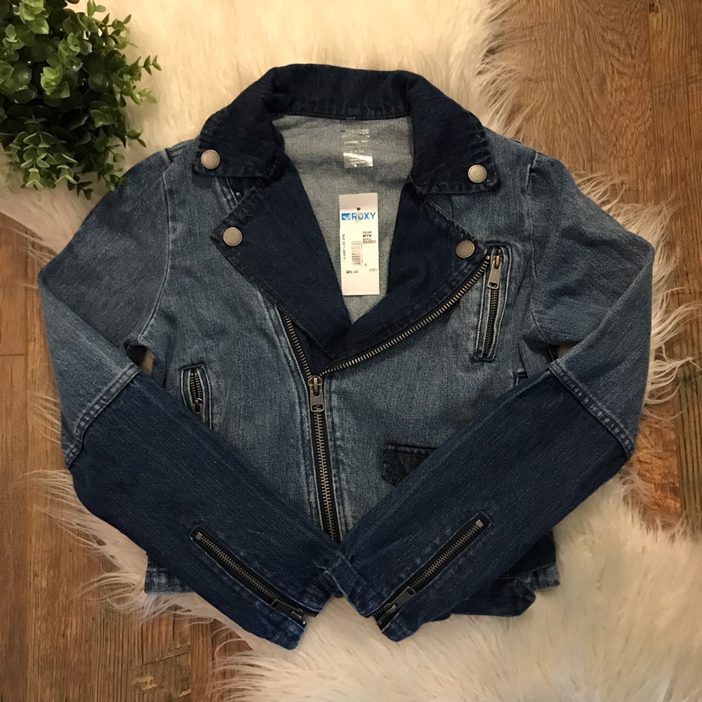 Roxy Two Toned Ogeia Denim Jacket