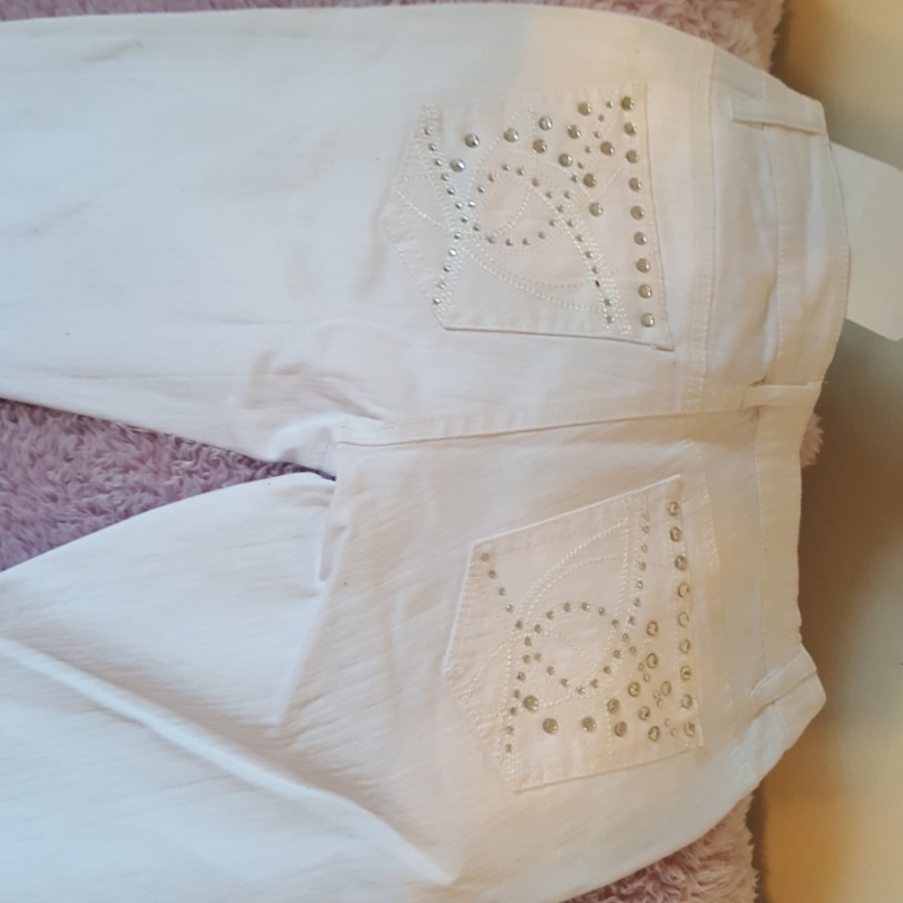 NET white jeans