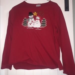 Ugly Christmas Sweater Medium Red Sweatshirt